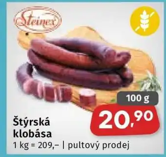 Štýrská klobása