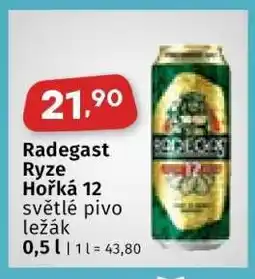 Coop Radegast Ryze Hořká 12 nabídka