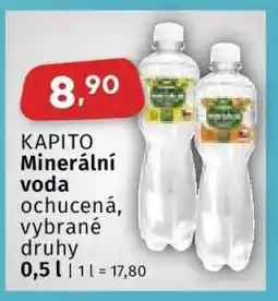 Coop KAPITO MINERÁLNÍ VODA nabídka