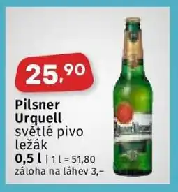 Coop Pilsner Urquell nabídka