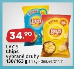 Coop Lay’s chips nabídka