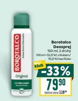 Billa Borotalco Deosprej nabídka
