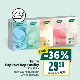 Billa Tento Papírové kapesníčky nabídka
