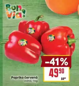 Billa Paprika červená nabídka