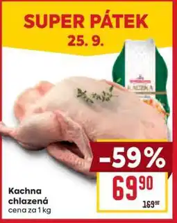 Billa Kachna chlazená nabídka
