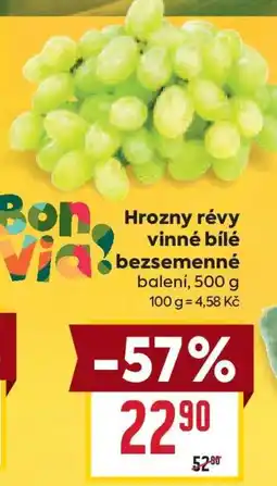Billa Hrozny révy vinné bílé bezsemenné nabídka