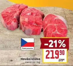 Billa Hovězí kližka nabídka