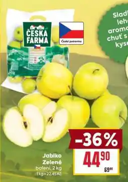 Billa Jablko Zelené nabídka