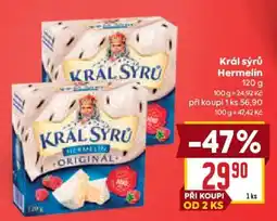 Billa Král Sýrů Hermelín nabídka