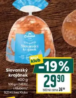 Billa Slovanský krajánek nabídka