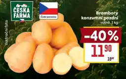 Billa Brambory konzumní pozdní nabídka