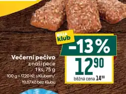 Billa Večerní pečivo nabídka
