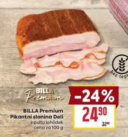 Billa BILLA Premium Pikantní slanina Deli nabídka