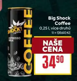 Billa Big Shock! Coffee nabídka
