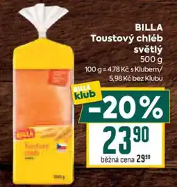 Billa BILLA Toustový chléb světlý nabídka