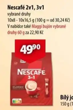 CBA Nescafe 3v1 nabídka