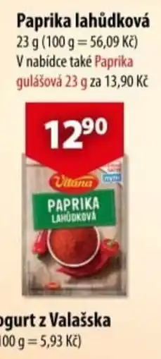 CBA Vitana paprika lahůdková nabídka