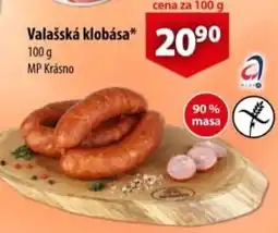 CBA Valašská klobása nabídka