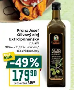 Billa Franz Josef Olivový olej extra panenský nabídka