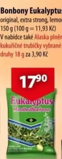 CBA Eukalyptus MentholBonbons nabídka