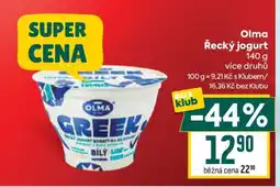 Billa Olma Řecký jogurt nabídka