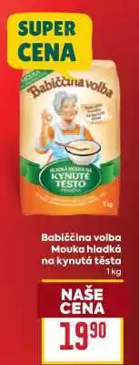 Billa Babiččina volba Mouka hladká na kynutá těsta nabídka