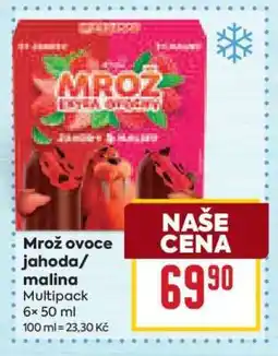 Billa Mrož ovoce jahoda/malina nabídka