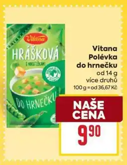 Billa Vitana Polévka Do hrnečku nabídka