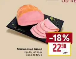 Billa Staročeská šunka nabídka