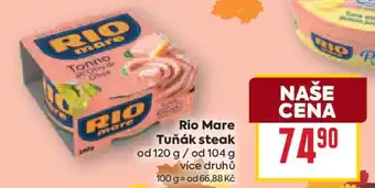 Billa Rio Mare Tuňák steak nabídka