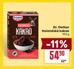 Billa Dr. Oetker Holandské kakao nabídka
