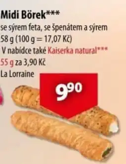 CBA La Lorraine Midi Börek nabídka