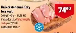 CBA Kuřecí stehenní řízky bez kosti nabídka