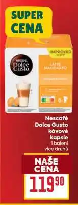 Billa Nescafé Dolce Gusto kávové kapsle nabídka