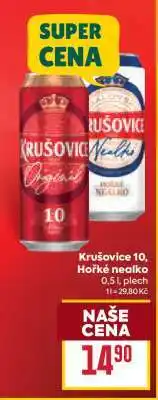 Billa Krušovice 10, Hořké Nealko nabídka