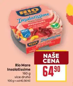 Billa RIO mare Insalatissime nabídka