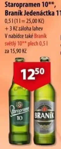 CBA Staropramen 10 Braník Jedenáctka nabídka