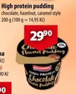 CBA Chrmann high protein chocolate flavour pudding nabídka