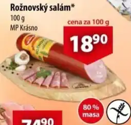 CBA Rožnovský salám nabídka