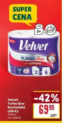 Billa Velvet Turbo Duo kuchyňské utěrky nabídka