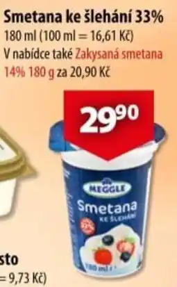 CBA Meggle smetana ke šlehání nabídka