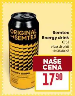 Billa Semtex Energy drink nabídka