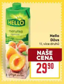 Billa Hello Džus nabídka