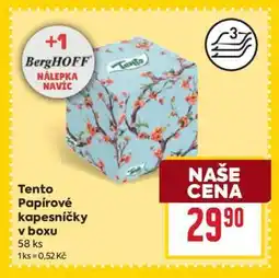 Billa Tento Papírové kapesníčky v boxu nabídka
