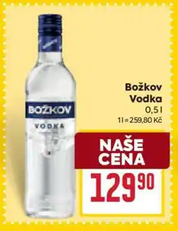 Billa Božkov Vodka nabídka