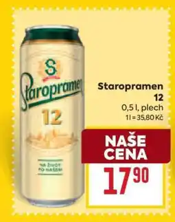 Billa Staropramen 12 nabídka