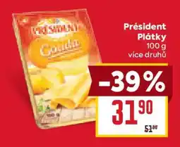 Billa Président plátky nabídka