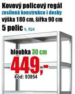 EVA Kovový policový regál nabídka