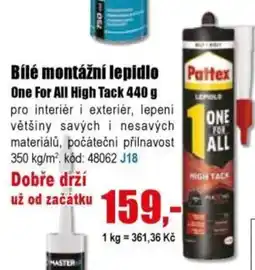 EVA Pattex One For All High Tack nabídka