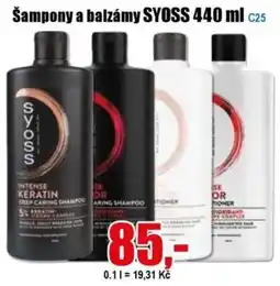 EVA Syoss šampony a balzámy nabídka